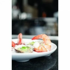 Le moins cher ???? Assiette à Huîtres Blanche 26 x 24 cm Impulse Revol ???? -Boutique Luigi Bormioli assiette a huitres blanche 26 x 24 cm impulse revol 2