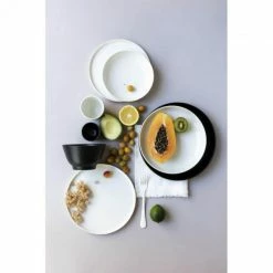 Vente flash ❤️ Assiette Plate Porcelaine Noire 28 cm Adélie Revol ⌛ -Boutique Luigi Bormioli assiette plate porcelaine noire 28 cm adelie revol 4