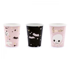Offres 🤩 Set de 6 Gobelets 🦇 Halloween en Papier PartyDéco 👏